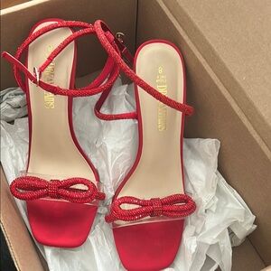 For Sale Red Strappy Heels!
